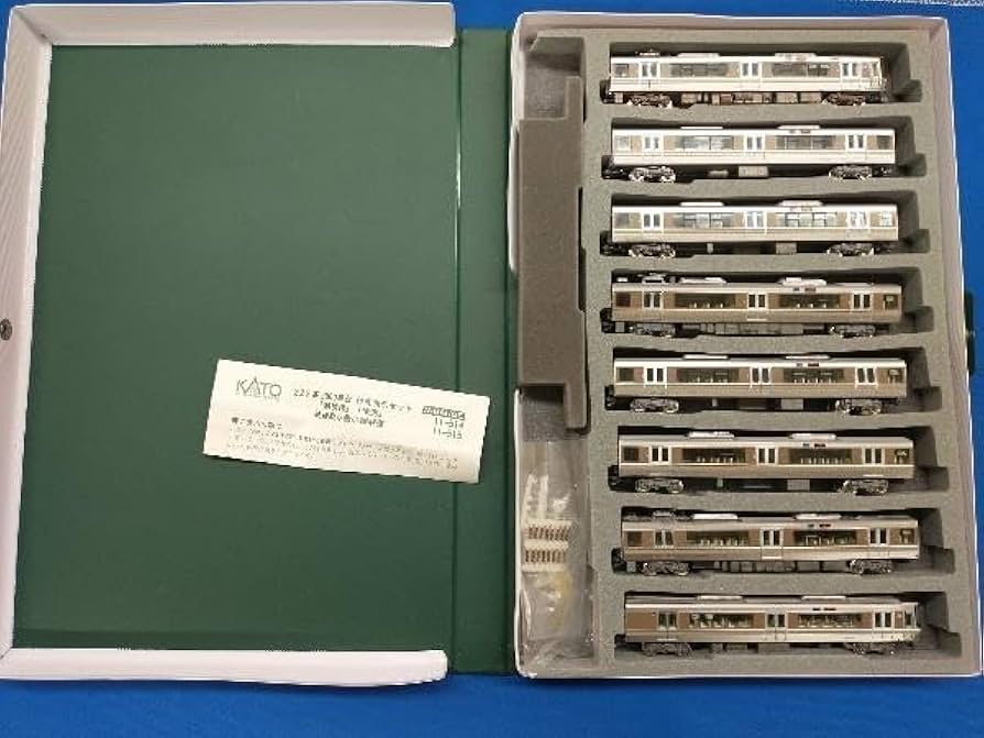 KATO 10-536 223系2000番台(2次車)「新快速」8両セット 製品レビュー：KATO「10-536」223系 2000番台 2次車 新快速 8両セット